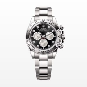 Clean Factory Rolex Daytona 126509 Replica – White Gold Black Diamond Dial (4131)